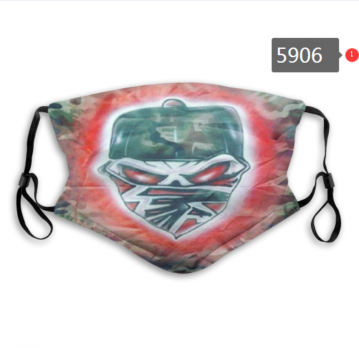 2020 NFL Atlanta Falcons #2 Dust mask with filter